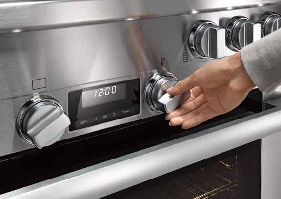 Miele HR 1136-1 G 36" Clean Touch Steel Pro Style Gas Range-3
