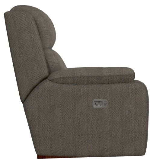 La-Z-Boy® Dorian Cocoa Power Rocking Recliner with Headrest-2