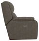 La-Z-Boy® Dorian Cocoa Power Rocking Recliner with Headrest-2