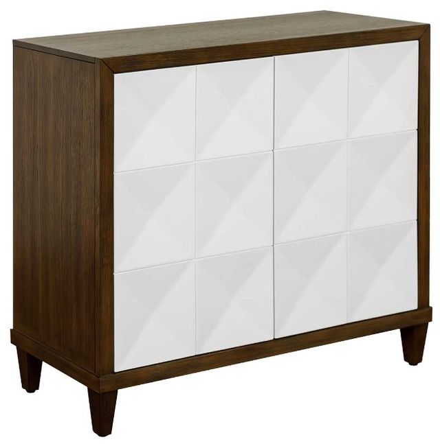 Martin Furniture Stellar Dark Brown/White Accent Cabinet-0