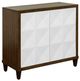 Martin Furniture Stellar Dark Brown/White Accent Cabinet-0
