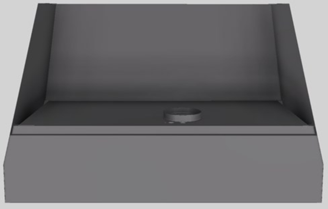Vent-A-Hood® Designer Series 48" Gunsmoke Wall Mounted Range Hood-3