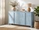 International Furniture Direct Xel-Ha Blue Console-1