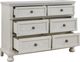 Signature Design by Ashley® Robbinsdale Antique White 6-Drawer Dresser-1