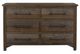 International Furniture Direct Town Brown/Gray Dresser-1