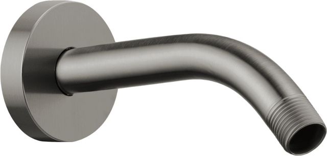 Brizo Essential™ Brilliance® Luxe Steel® Linear Round Wall Mount Shower Arm and Flange-0