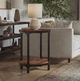 Jofran Inc. Urban Nature Black/Brown Round Chairside Table-1