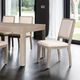 Furniture of America® Belize 7-Piece Gray Fog Dining Table Set-2