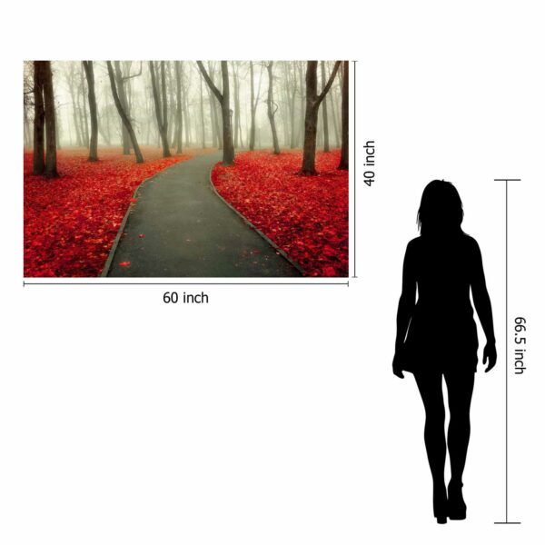 Classy Art Style 46 Floating Tempered Glass with Foil Wall Art-3