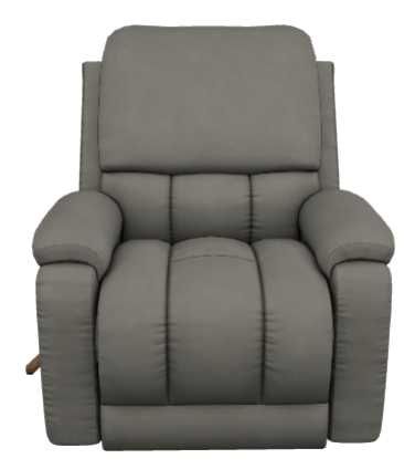 La-Z-Boy® Greyson Blue Grey Leather Manual Wall Recliner-1