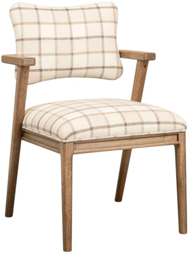 Modus Furniture Carlisle Picnic Upholstered Dining Armchair -0