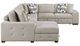 Homelegance® Raife 5-Piece Taupe Left-Arm Facing Sleeper Sectional with Chaise and Ottoman-3