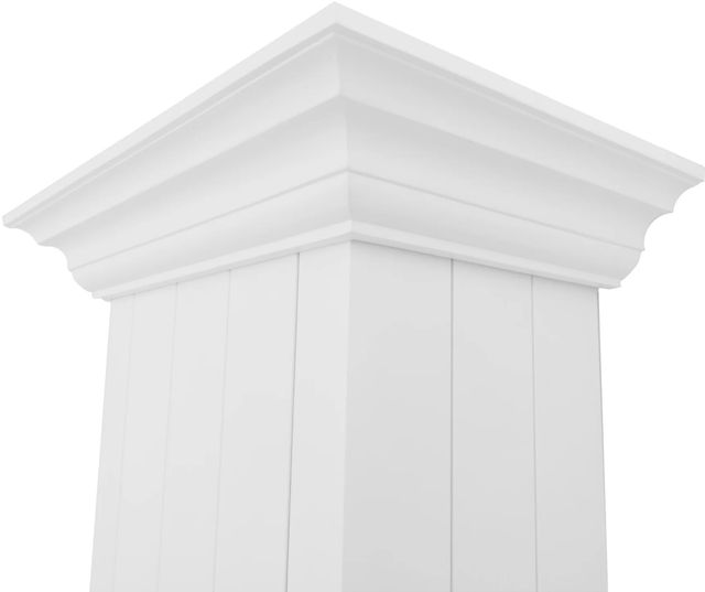 ZLINE 48" Shiplap Bright White Wall Mounted Range Hood-3