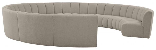 Meridian Furniture Infinity 11-Piece Taupe Modular Sectional-1