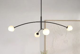 Renwil® Nube Matte Black Chandelier Lighting-4