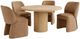 Jofran Inc. Breck 5-Piece Brown Dining Set-0