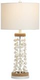 Crestview Collection Sand White Castle Table Lamp-1