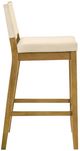 Armen Living Yaneli 3-Piece Amber Glow/White Barstool Set-3