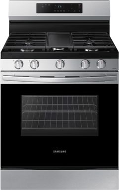 Samsung 30" Stainless Steel Smart Freestanding Gas Range