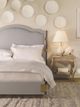 Century® Carrier and Company Light Gray Queen Gemma Upholstered Bed-1