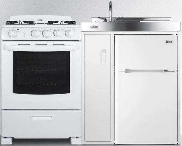 Summit® 54" White All-In-One Kitchenette