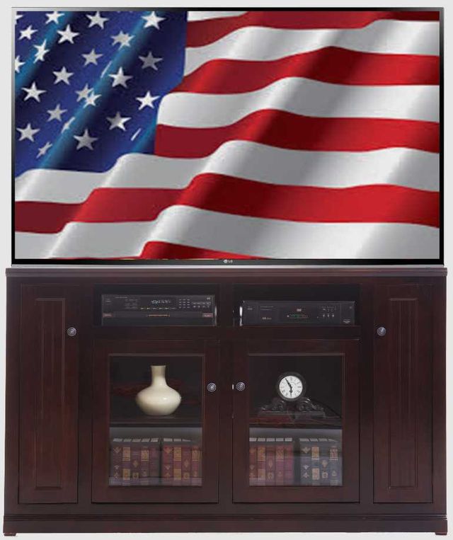 American Heartland Manufacturing Poplar 66" Tall TV Console-1