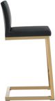 TOV Furniture Parma Black Gold Steel Counter Stool-1