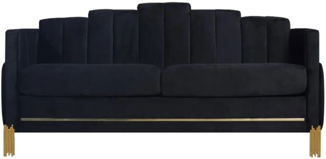 New Classic® Home Furnishings Empire Midnight Black Sofa-2