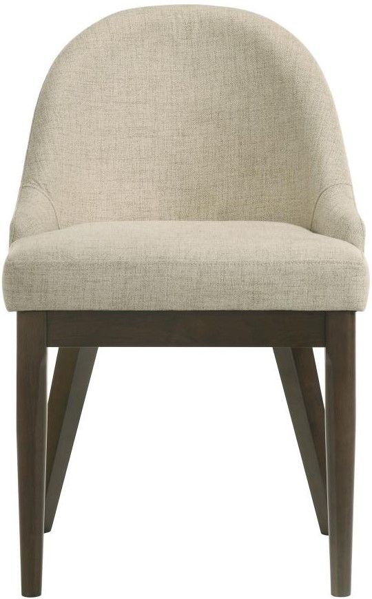 Coaster® Reseda Ash Brown/Beige Upholstered Dining Side Chair-1