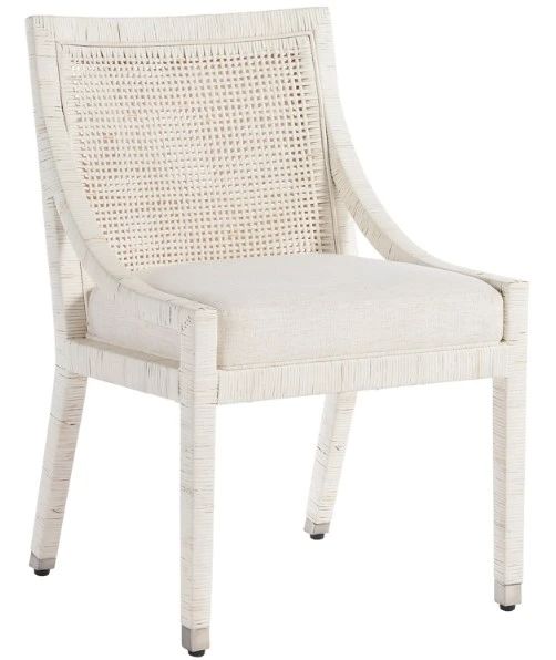 Universal Explore Home™ Weekender Coastal Living Home Longboat Nomad Snow-White Dining Arm Chair-0