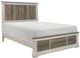 Mazin Furniture Arcadia White/Weathered Gray Full Bed-1