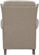BarcaLounger® Shasta Linen Gray Manual Recliner-5