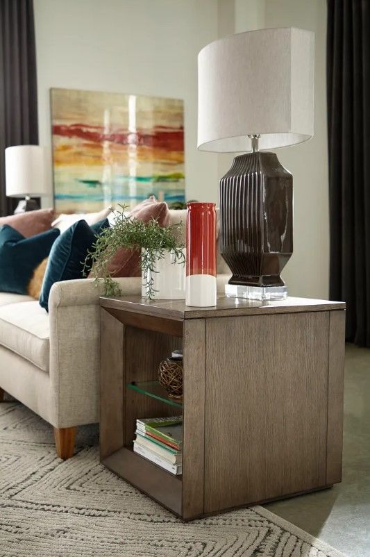 Hammary® Paulson Cocoa Rectangular End Table-1