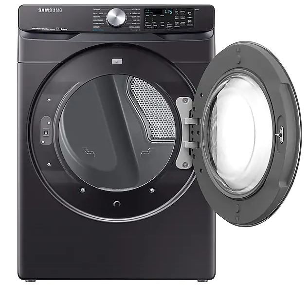 Samsung 7.5 Cu. Ft. Fingerprint Resistant Black Stainless Steel Front Load Gas Dryer-2