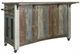 International Furniture Direct Antique Brown/Gray Kitchen Island-1