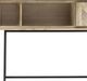 Armen Living Peridot Natural Console Table with Black Base -2