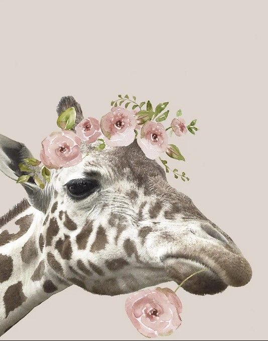 Classy Art Peek A Boo Giraffe II by Nan Wall Art-0