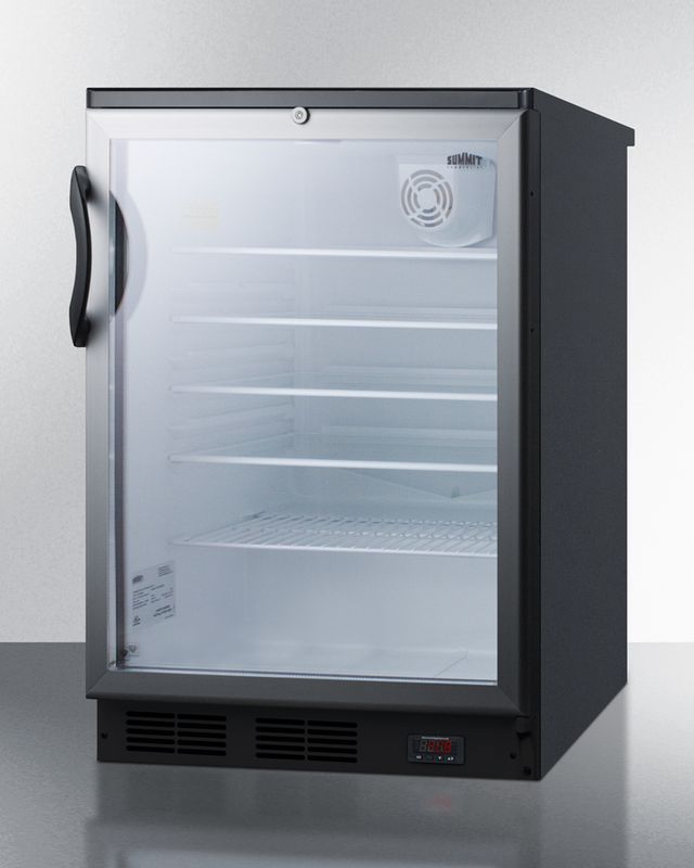 Summit® Commercial Series 24" 5.5 Cu. Ft. Stainless Steel Beverage Center-2