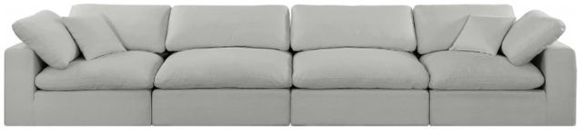 Meridian Furniture Comfy 4-Piece Gray Sofa -1