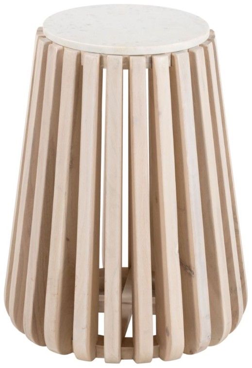 Zuo® Modern Cyprus Natural/White Side Table-1
