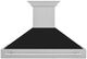 ZLINE 48" Black Matte Wall Mounted Range Hood-4