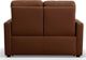 Flexsteel® Broadway Cinnamon Power Reclining Loveseat with Power Headrests-3
