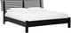Signature Design by Ashley® Danziar Black King Slat Panel Bed with Low Footboard-1
