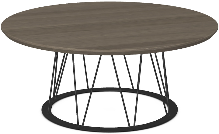 Amisco Customizable Calypso Solid Ash 42" Round Coffee Table