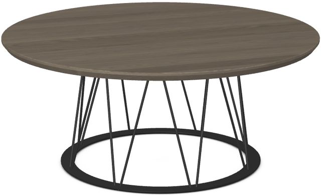 Amisco Customizable Calypso Solid Ash 42" Round Coffee Table-0