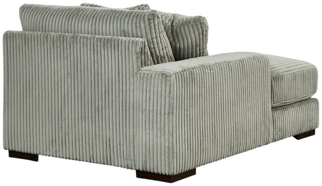 Signature Design by Ashley® Lindyn 3-Piece Fog U-Shaped Sectional and Double Chaise-4