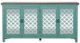 Liberty Furniture Kensington Turquoise/Worn Wood Accent Cabinet-0