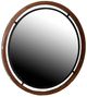 A & B Home Mogley Brown Wall Mirror-0