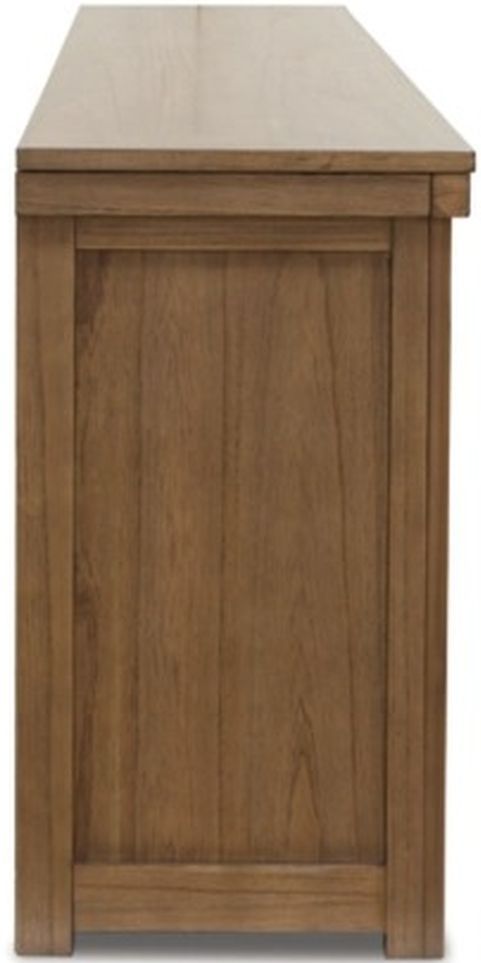Signature Design by Ashley® Boardernest Light Brown 85" TV Stand-3