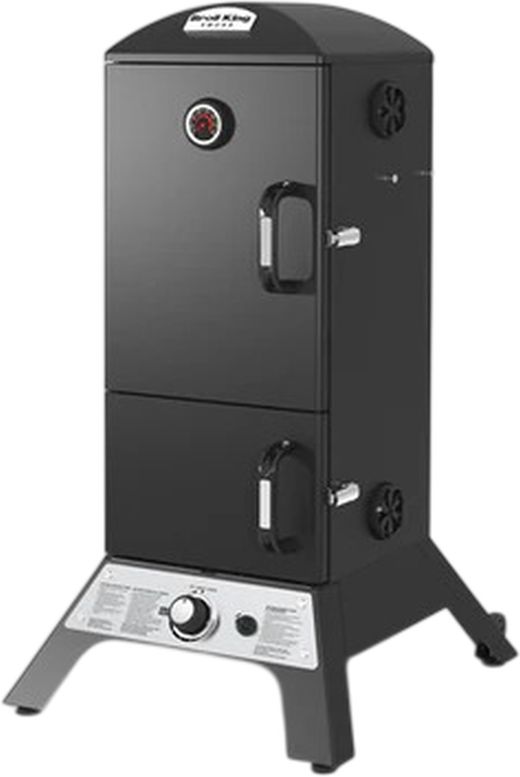 Broil King® 22" Black Vertical Freestanding Liquid Propane Cabinet Smoker-3